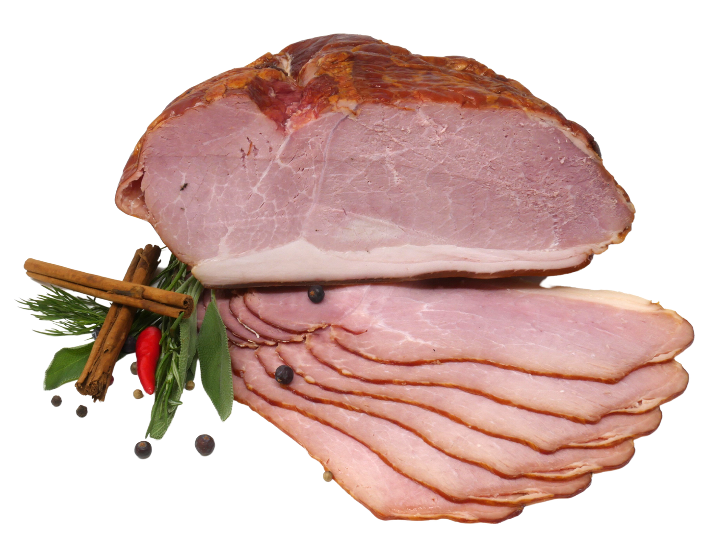 Wacholder Schinken gekocht